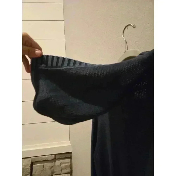 Chico's Women's V-Neck Pullover Sweater Blue Size 1 Long Sleeve 8/10 Regular - Picture 10 of 11